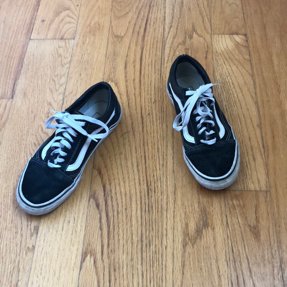 black old skool vans